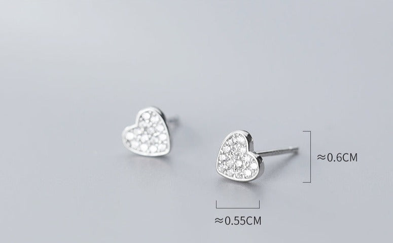 Heart Love & Love Earrings