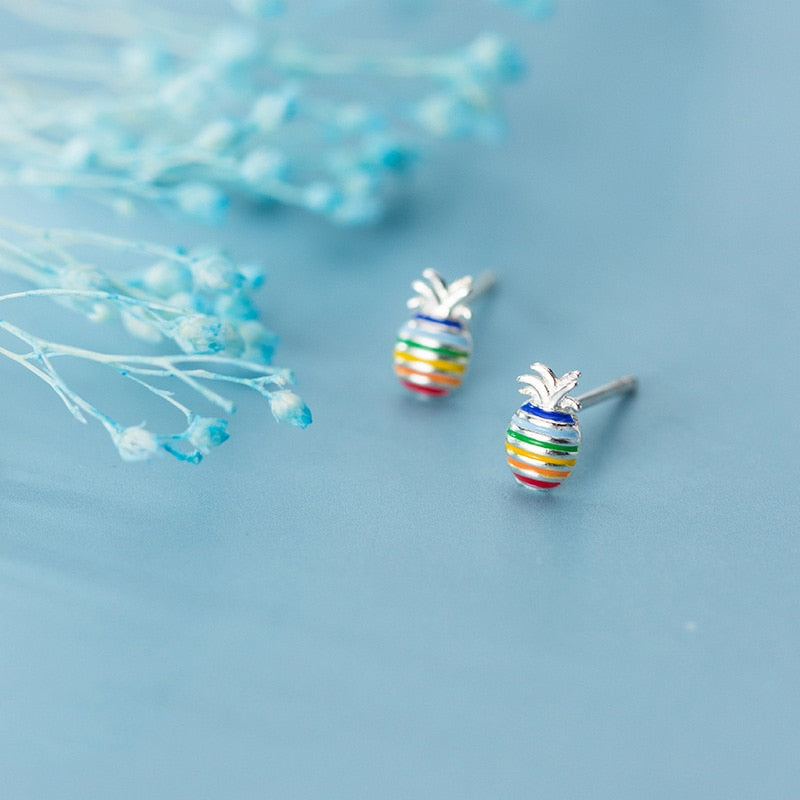 Pineapple Rainbow Earring