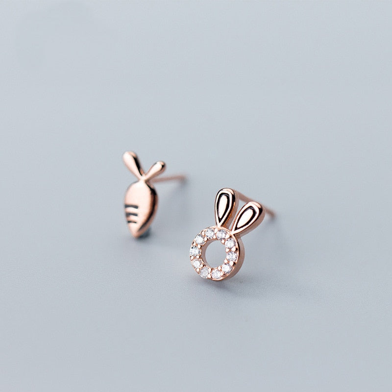 Rabbit & Radish Earrings