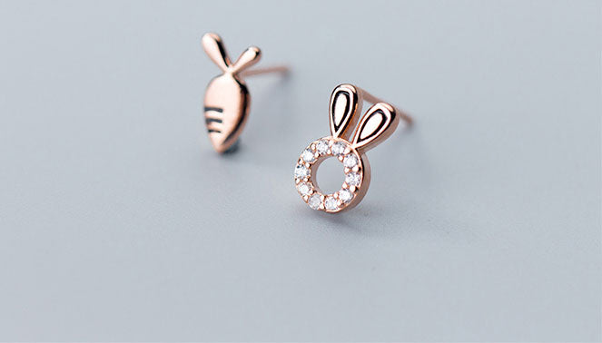 Rabbit & Radish Earrings