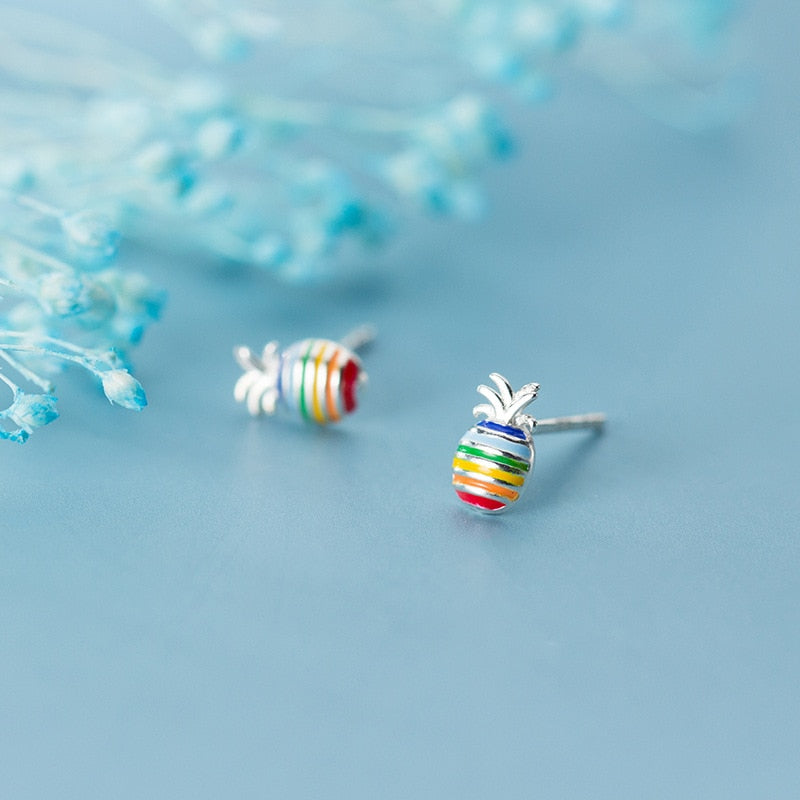 Pineapple Rainbow Earring