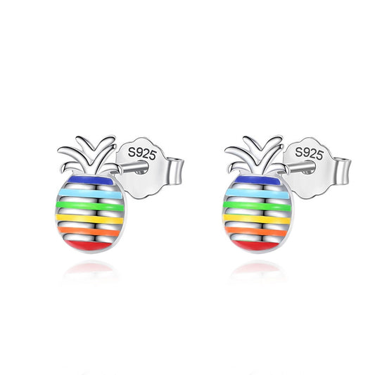 Pineapple Rainbow Earring