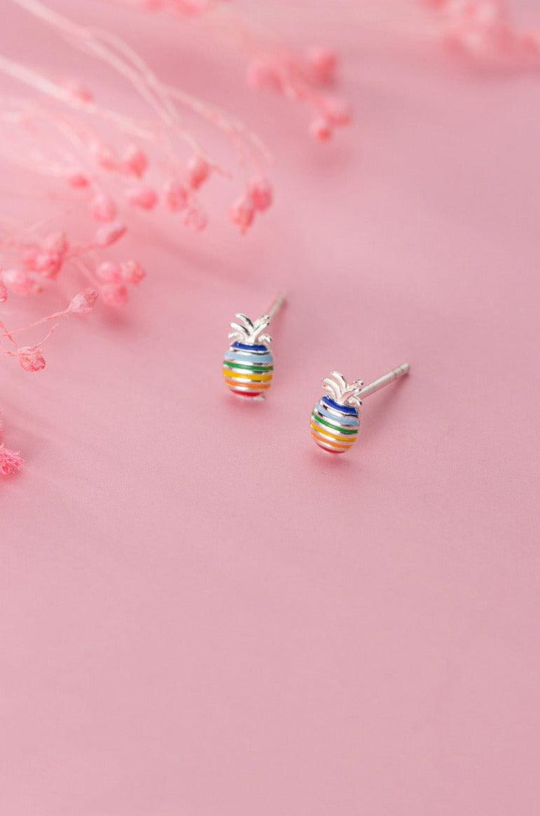 Pineapple Rainbow Earring