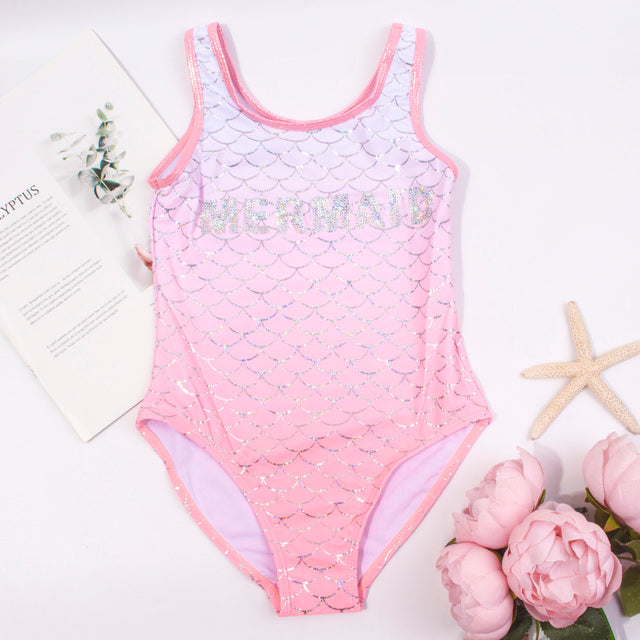 Pink Mermaid Swimsuit